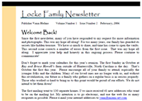 Feb 2006 Newsletter